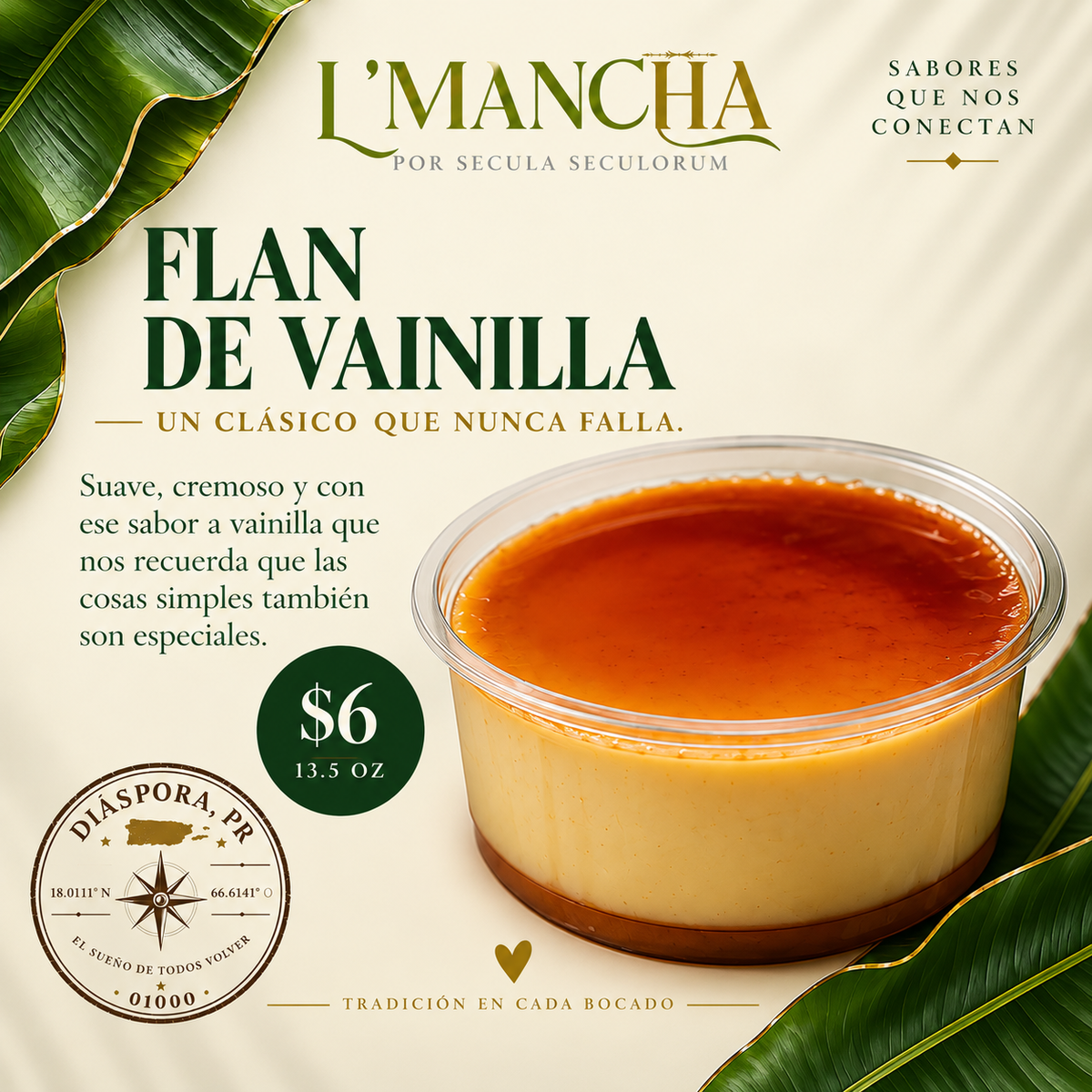 Flan de Vainilla
