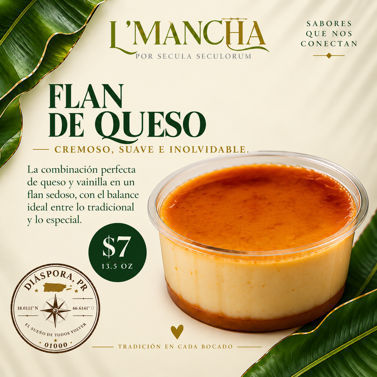 Flan de Queso